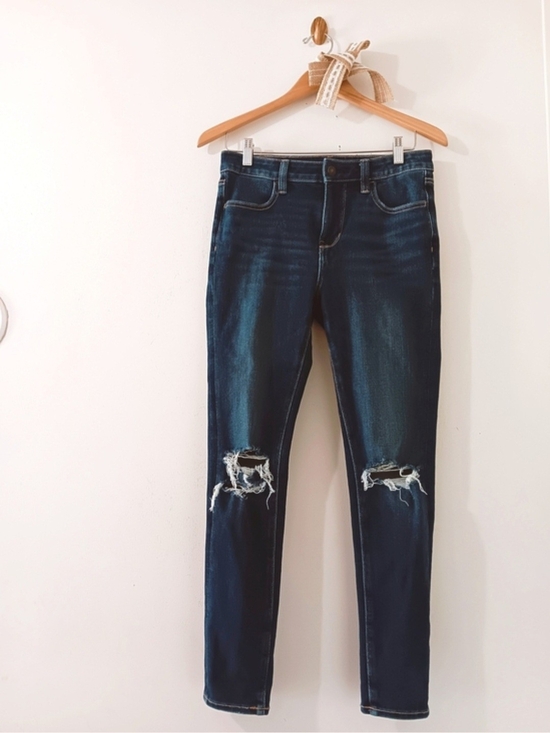 American Eagle Outfitters Denim - American Eagle High Rise Dream Stretch Denim Distressed Jegging Skinny Jeans 6
